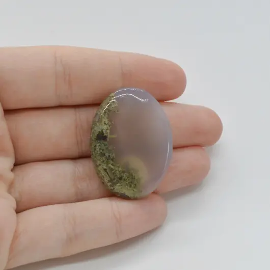 Cabochon Agat Moss Indonezia 35x26x6mm C2