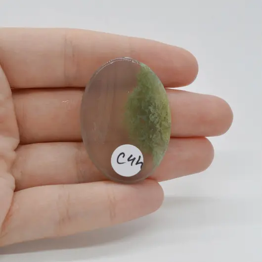 Cabochon Agat Moss Indonezia 39x28x6mm C44, imagine 2