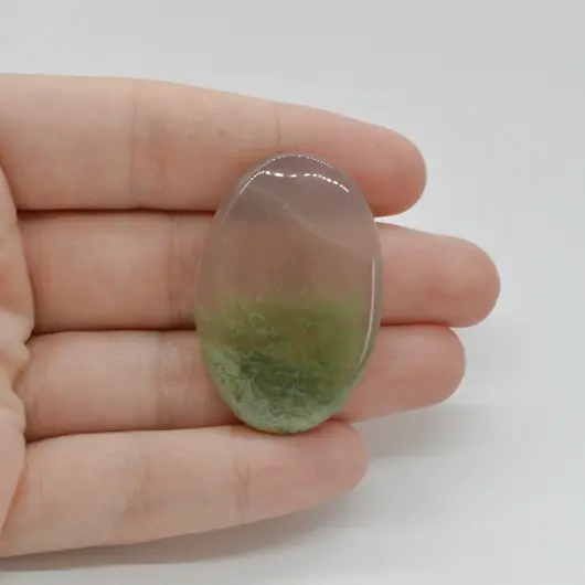 Cabochon Agat Moss Indonezia 40x26x6mm C33