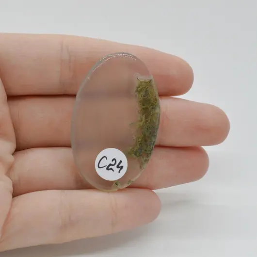 Cabochon Agat Moss Indonezia 43x27x5mm C24, imagine 2