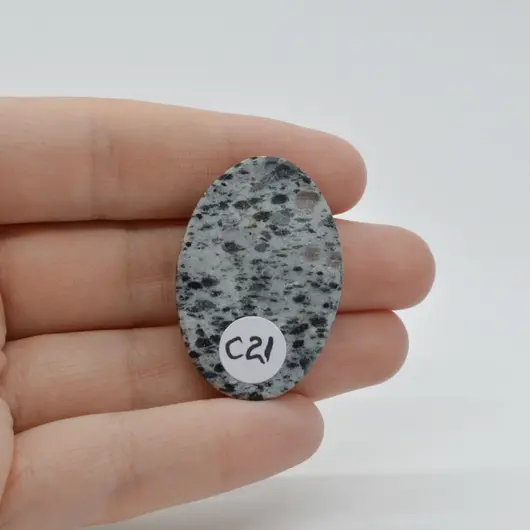 Cabochon Hornblend 36x25x5mm C21, imagine 2