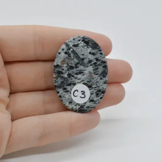 Cabochon Hornblend 40x29x5mm C3, imagine 2