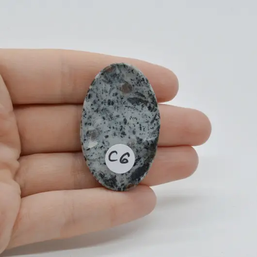 Cabochon Hornblend 43x26x6mm C6, imagine 2