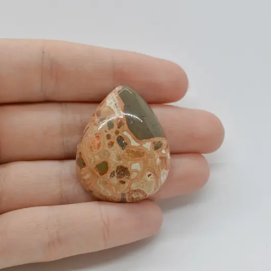 Cabochon Jasp Leopard 34x27x7mm C73