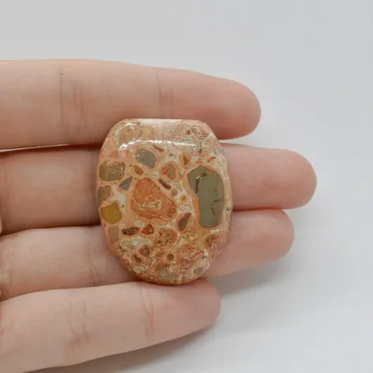 Cabochon Jasp Leopard 35x29x7mm C20