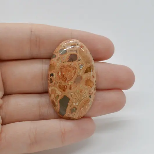 Cabochon Jasp Leopard 41x24x6mm C33