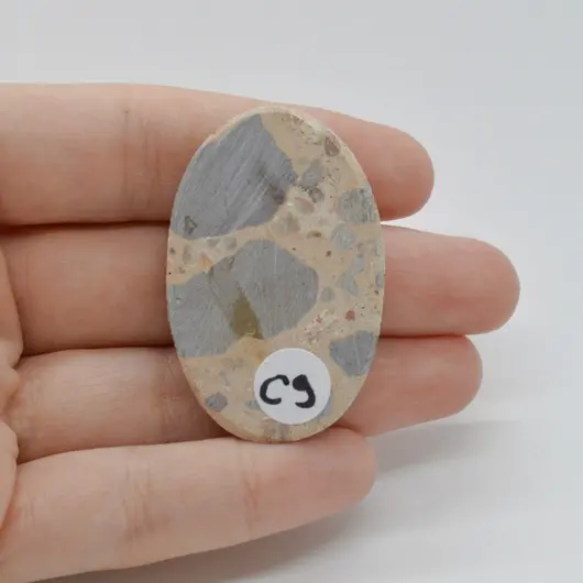 Cabochon Jasp Leopard 44x28x6mm C9, imagine 2