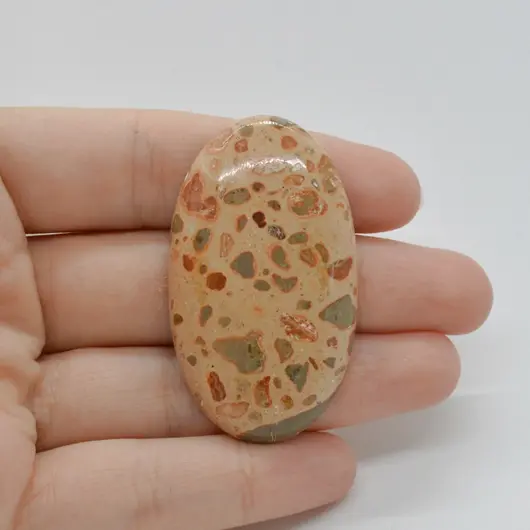 Cabochon Jasp Leopard 49x28x7mm C64