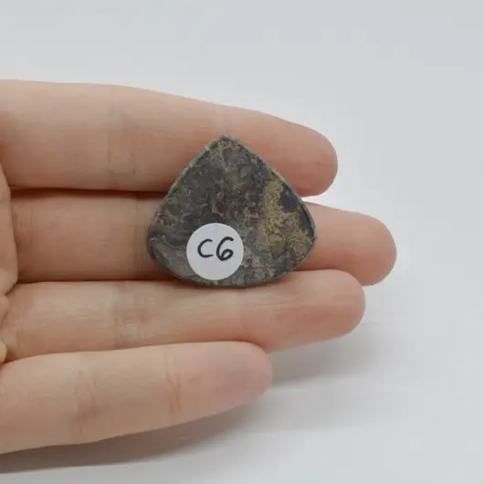 Cabochon Stromatolit 30x27x5mm C6, imagine 2