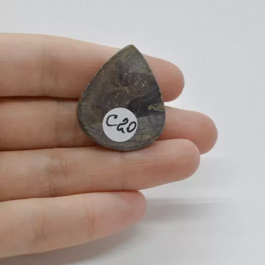Cabochon Stromatolit 31x26x6mm C20, imagine 2