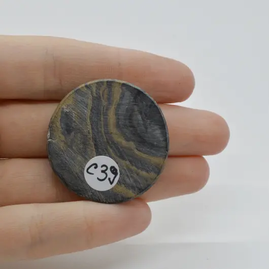 Cabochon Stromatolit 35x35x6mm C39, imagine 2