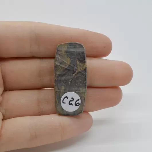 Cabochon Stromatolit 37x17x6mm C26, imagine 2