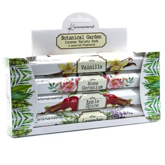 Betisoare parfumate Botanical Garden - Set 4 arome asortate