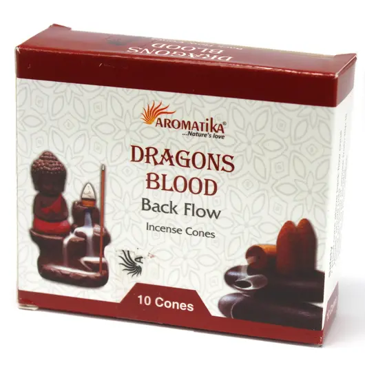 Conuri parfumate Aromatika fumigatie backflow - Dragons Blood , 10 buc