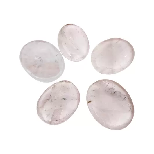 Piatra terapeutica Worry stone Cristal de stanca, 30-40mm