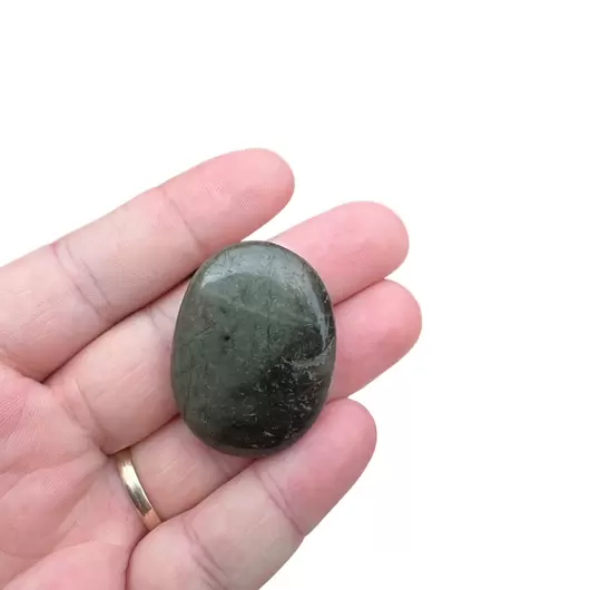 Piatra terapeutica Worry stone Labradorit, 30-40mm, imagine 3