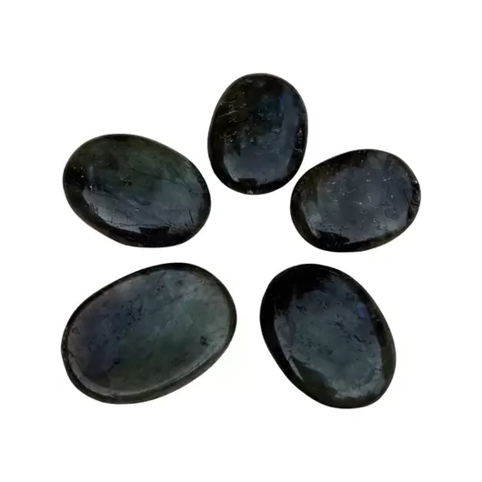 Piatra terapeutica Worry stone Labradorit, 30-40mm