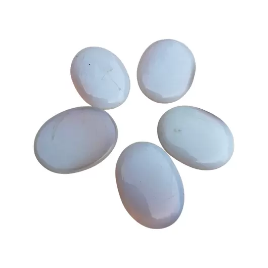 Piatra terapeutica Worry stone Opalit, 30-40mm, imagine 2