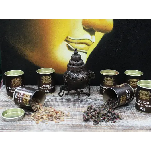 Rasina naturala pentru fumigatie AW Incense - Myrrh, 50g, imagine 2