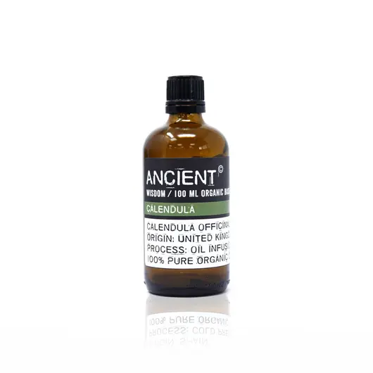 Ulei de baza organic 100% natural Ancient Wisdom, Galbenele (Calendula), 100ml
