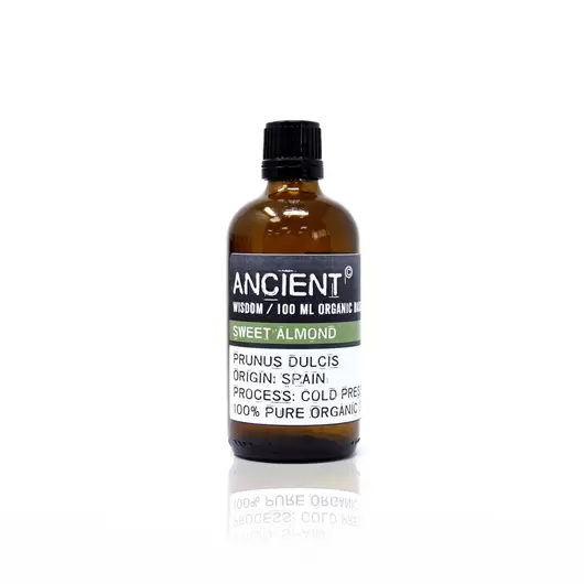Ulei de baza organic 100% natural Ancient Wisdom, Migdale dulci (Sweet Almond), 100ml