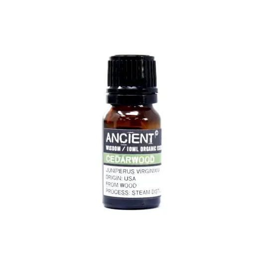 Ulei esential organic Ancient Wisdom, Cedarwood (Lemn de cedru), 10ml