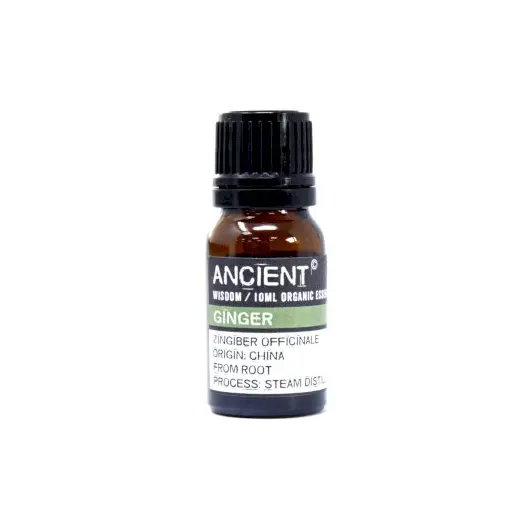 Ulei esential organic Ancient Wisdom, Ginger (Ghimbir), 10ml