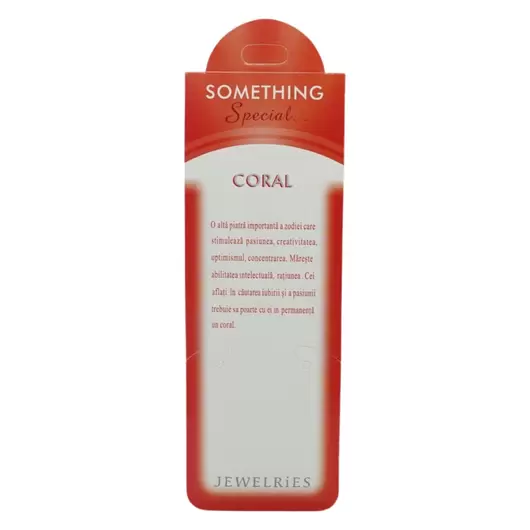 Cartonas cu informatii despre Coral, 19cm