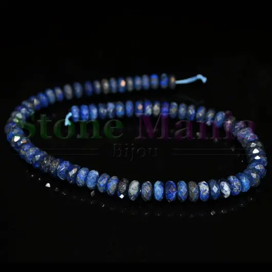 Colier lapis lazuli disc fatetat 10mm