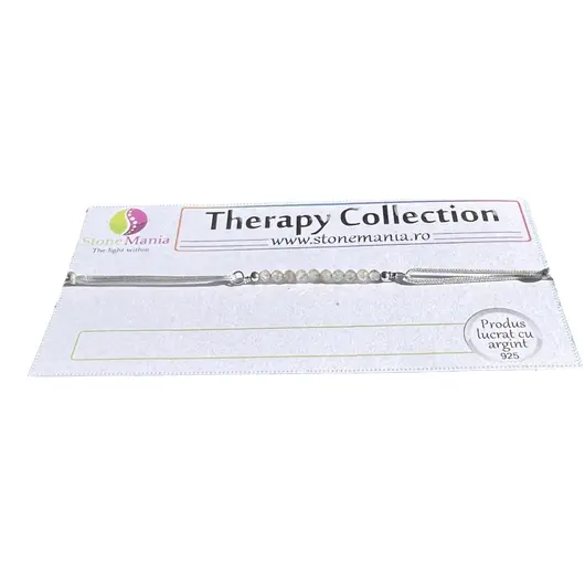 Bratara Therapy labradorit sfere 2mm si argint 925