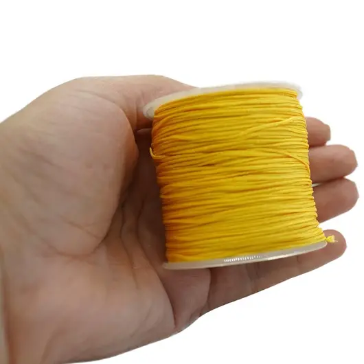 Snur ata cerata 1mm Dandelion - galben, 100m, imagine 2