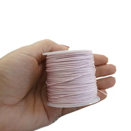 Snur ata cerata 1mm Dandelion - roz, 100m, imagine 2