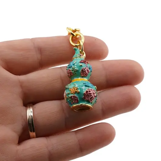 Amuleta Feng Shui din metal Ceainic cu Calul Celest 2022, imagine 3