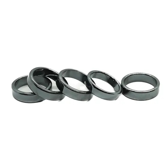 Inel circular din hematit model 2, 19-20mm, imagine 2