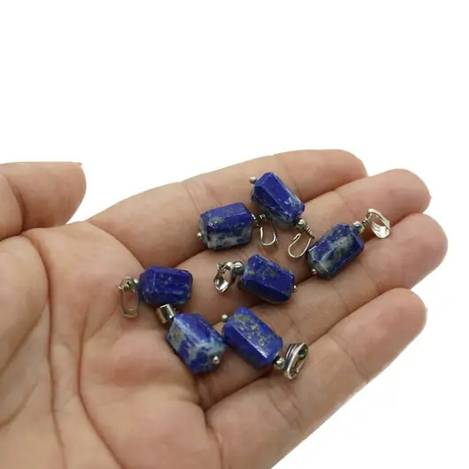 Pandantiv lapis lazuli fatetat, 20mm, imagine 2