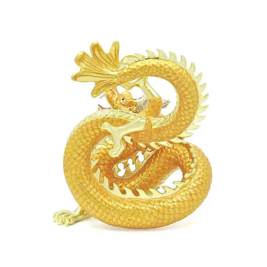 Statueta cu Dragonul Auriu si perla nemuririi 2023, imagine 2