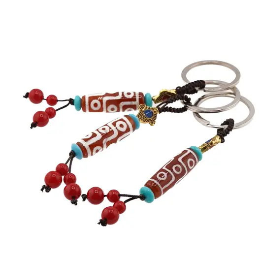 Amuleta Feng Shui cu agate si simboluri, model 1, imagine 2