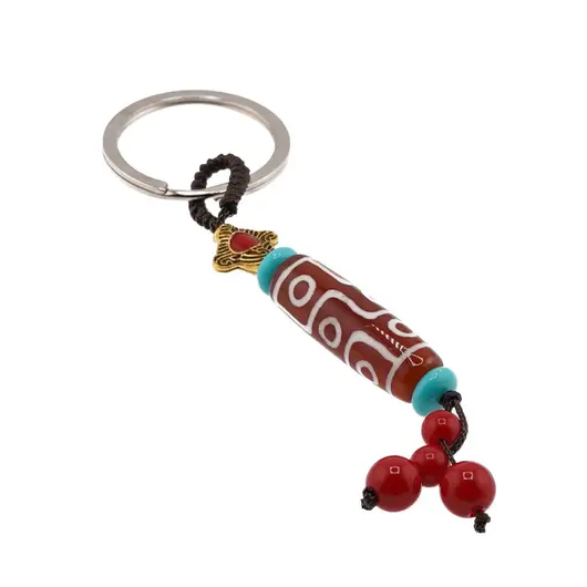 Amuleta Feng Shui cu agate si simboluri, model 1
