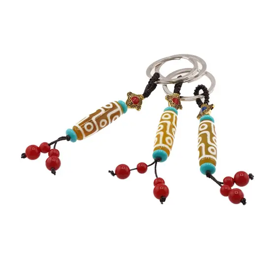 Amuleta Feng Shui cu agate si simboluri, model 2, imagine 2
