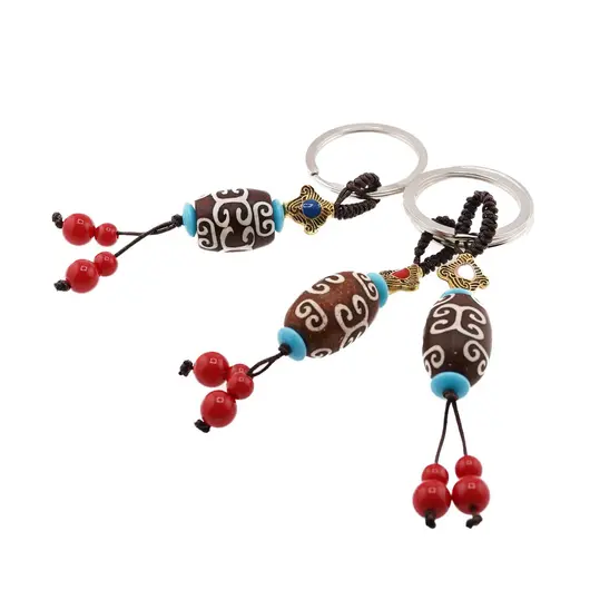 Amuleta Feng Shui cu agate si simboluri, model 6, imagine 3