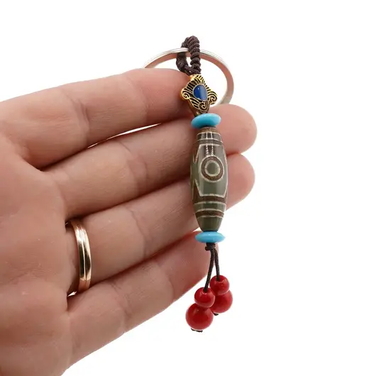 Amuleta Feng Shui cu agate si simboluri, model 7, imagine 3