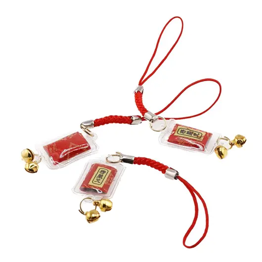 Amuleta Feng Shui cu Mantra Shurangama si clopotei, 12cm, imagine 3