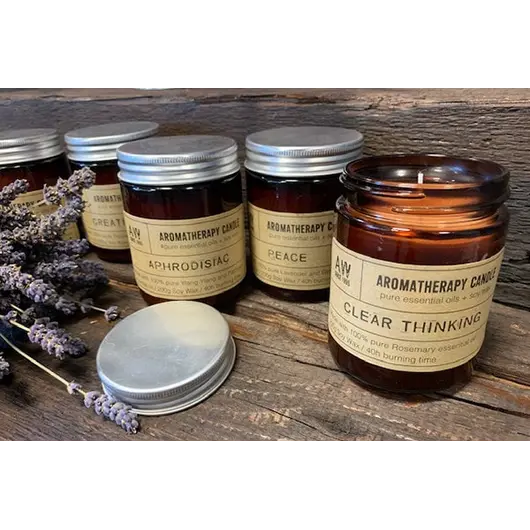 Lumanare din ceara de soia Ancient, Clear Thinking, 200g, imagine 3
