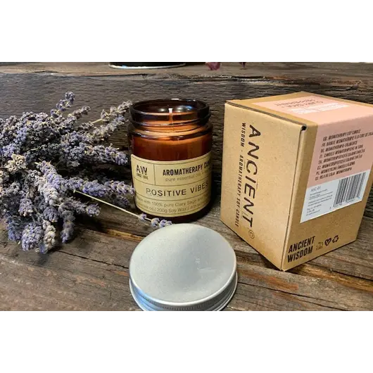 Lumanare din ceara de soia Ancient, Positive Vibes, 200g, imagine 4