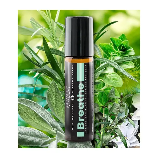 Roll-on, Amestec uleiuri esentiale Mayam Breathe, 10ml, imagine 2