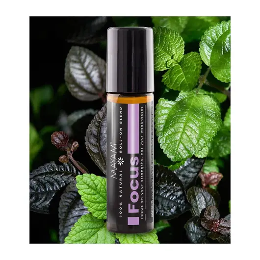 Roll-on, Amestec uleiuri esentiale Mayam Focus, 10ml, imagine 2