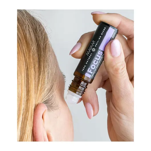 Roll-on, Amestec uleiuri esentiale Mayam Focus, 10ml, imagine 3