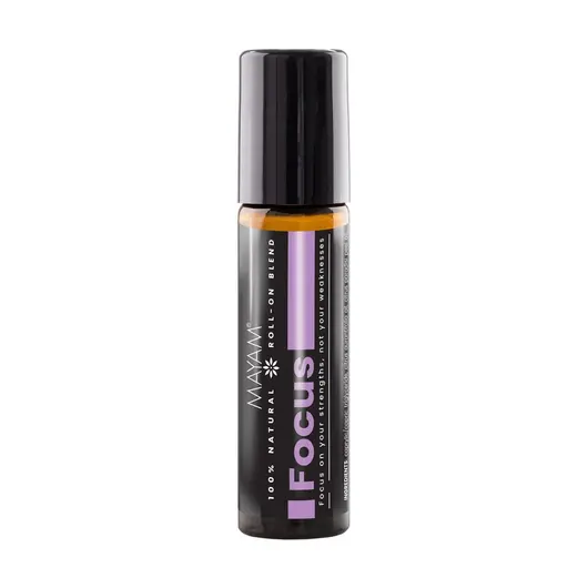 Roll-on, Amestec uleiuri esentiale Mayam Focus, 10ml