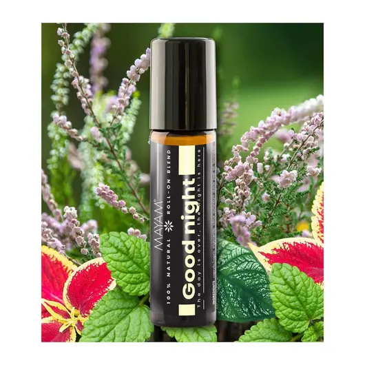 Roll-on, Amestec uleiuri esentiale Mayam Good night, 10ml, imagine 2