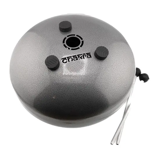 Toba metalica cu 8 note si simbolul OM, handpan - 22cm, imagine 2